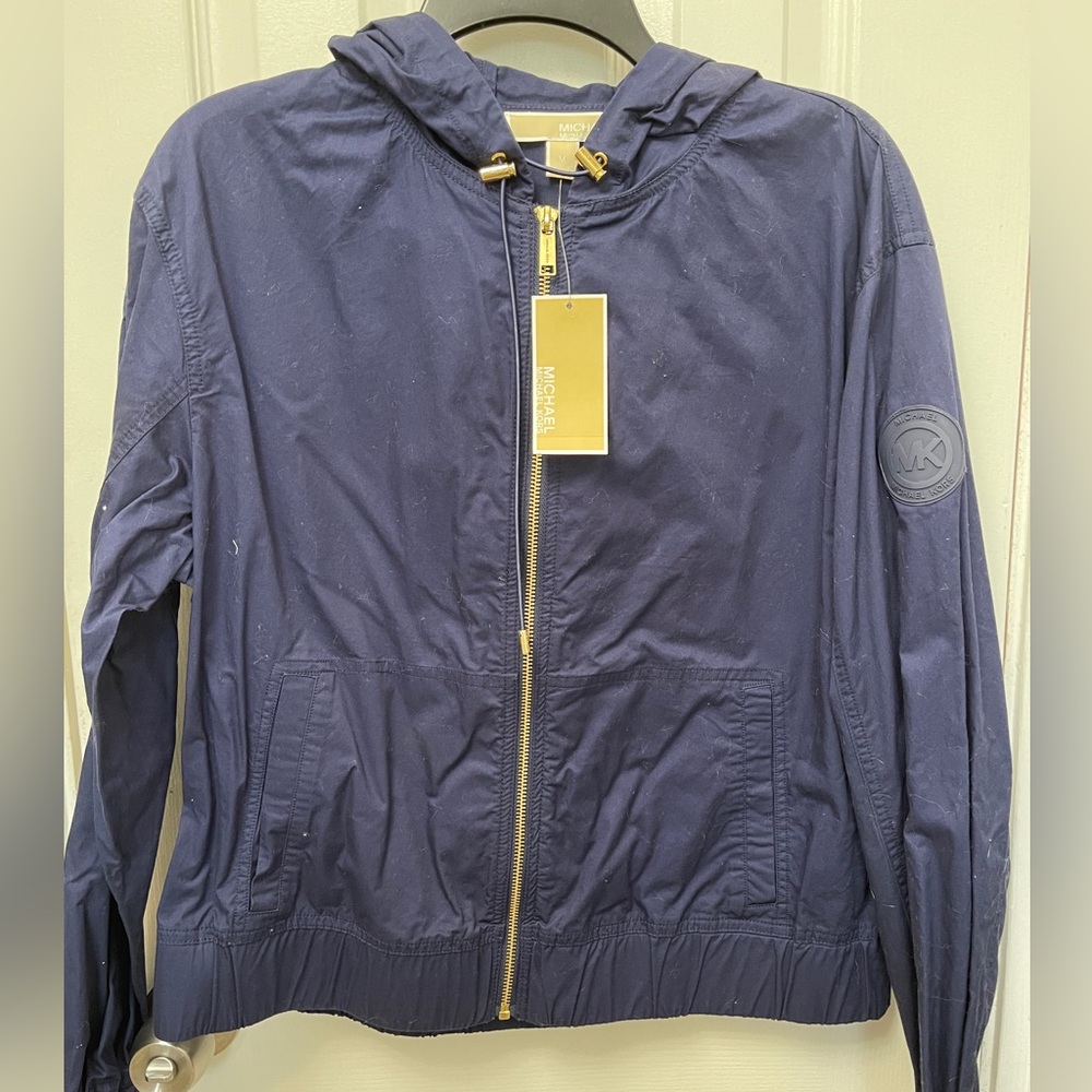NWT MK Navy Lightweight Jacket